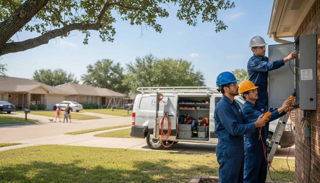 Certified electrician providing emergency electrical services in Lucinda, PA